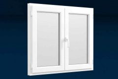 uPVC Hinged Double Opening Window Closed