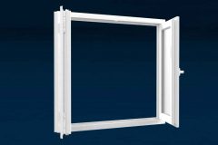uPVC Hinged Double Opening Window Both Sashes Open
