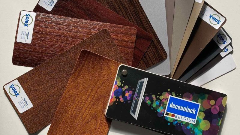 Deceuninck uPVC Color Options Colors of UPVC Windows in Egypt